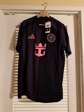 adidas Black and Pink Miami CF Replica Jersey